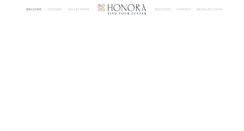 Desktop Screenshot of honora.com